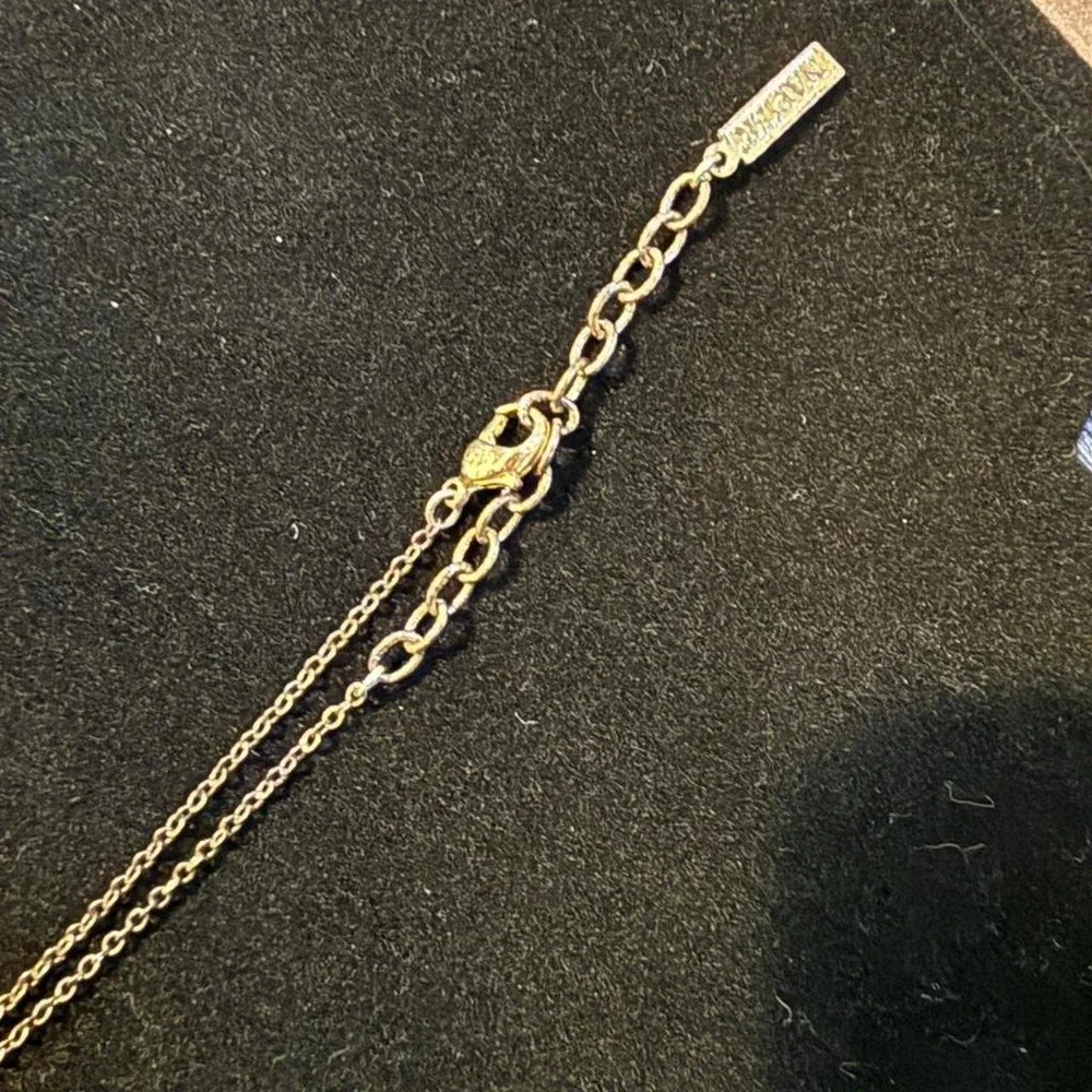 Blue Topaz Three Unique Shaped Stone Necklace - Napier